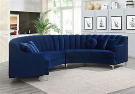 Image result for Small Curved Sectional Sofa