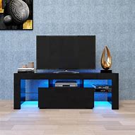 Image result for Black Flat Screen TV Stand