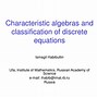 Image result for Characteristic Algebra