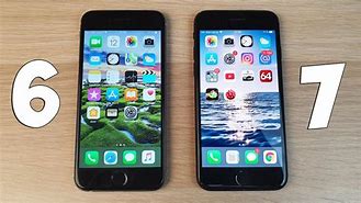 Image result for iPhone 6 vs iPhone 7 in Hands