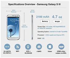 Image result for Samsung S3 Specs
