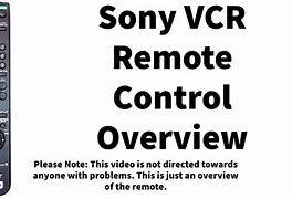 Image result for Sony Black Machine VCR