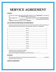 Image result for Service Contract Template Word Document Free