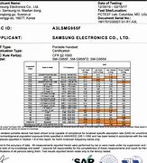 Image result for Samsung SAR Comparison Chart