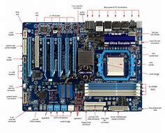 Image result for Identification of Motherboard Components