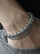 Image result for Box Chain Bracelet Men's Fashion