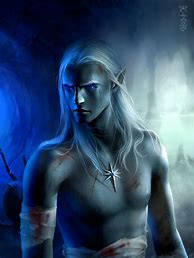 Image result for Dark Elf Drow Male