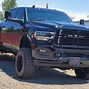 Image result for Ram 2500 4 Inch Lift with Black Rims