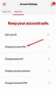 Image result for Verizon Wireless My Account Pin