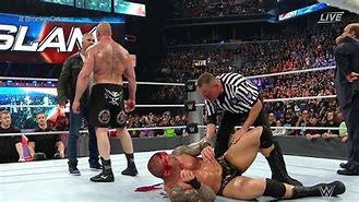 Image result for Randy Orton Brock Lesnar Stare Down