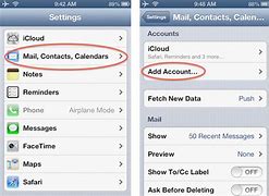 Image result for Change Email Settings On iPhone