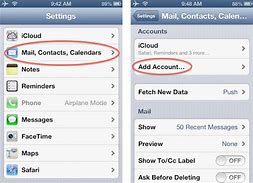 Image result for iPhone SE Settings E-mail