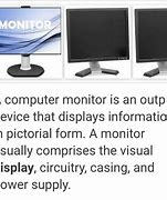 Image result for Computer Monitor Function