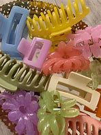 Image result for Cream Glue Hair Clips