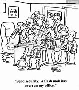 Image result for Flash Mob Cartoon