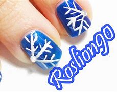 Image result for Winter Snowflake Nail Art