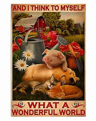 Image result for Farmer with Meat Vintage Poster