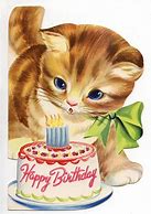 Image result for Happy Birthday Kitten Clip Art