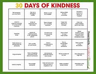 Image result for 30-Day Kindness Challenge for Kids