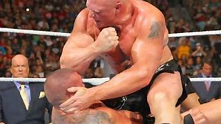 Image result for Randy Orton Brock Lesnar Stare Down