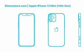 Image result for 12 Mini iPhone Size Dimensions