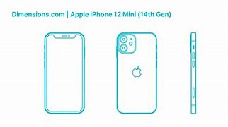 Image result for iPhone 12 Mini Size in Meters