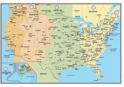 Image result for Big USA. Time Zone Map