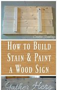 Image result for Painted Wood Signs