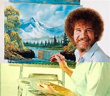 Image result for Bob Ross Blank Canvas