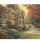 Image result for Thomas Kinkade Victorian Autumn