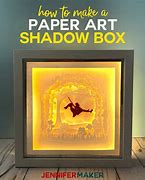 Image result for Shadow Box Paper Template
