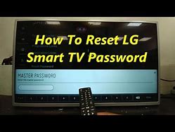 Image result for How to Reset the Password in the LG TV