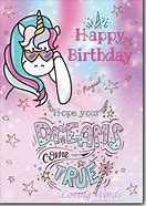 Image result for Unicorn Birthday Card Ideas Saying