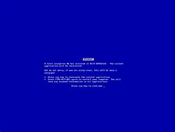 Image result for Blue Screen of Life
