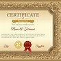Image result for Gold Certificate Template