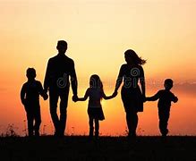 Image result for Family Holding Hands Silhouette