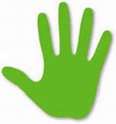 Image result for Green Handprint Clip Art