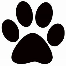 Image result for Panther Paw Print Clip Art