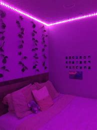 Image result for Aesthetic LED Light Rooms Bedrooms
