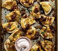 Image result for How to Serve Pierogies