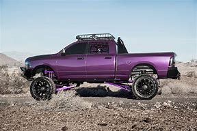 Image result for Purple Lifted Dodge Ram Truck
