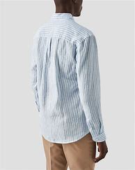 Image result for Striped Linen Shirt
