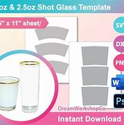 Image result for Shot Glass Template for Sublimation