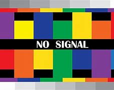 Image result for No Signal in TV Logo