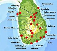 Image result for Sri Lanka Mountain Map