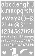 Image result for Letter Stencil Kit