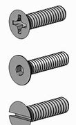 Image result for Flat Head Screw Drawing
