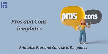 Image result for Word Pro Con Template