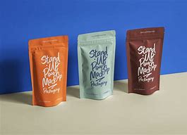 Image result for Pouch Packaging Mockup Free