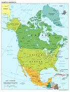 Image result for America Map with Countries